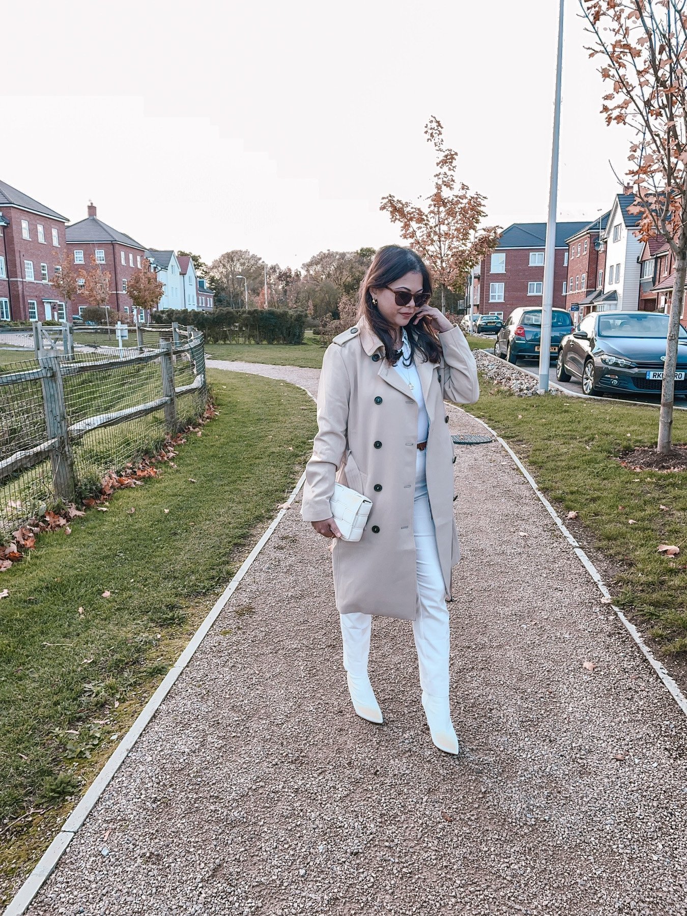 Trench coat outfit Neutrals