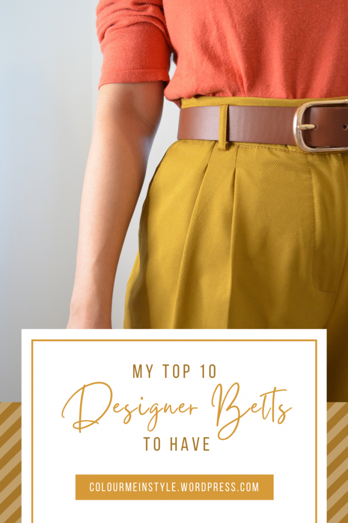 Top 10 designer belts to have