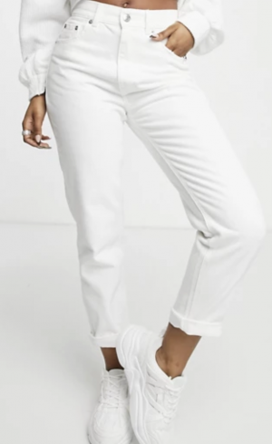 Pull and Bear white jeans