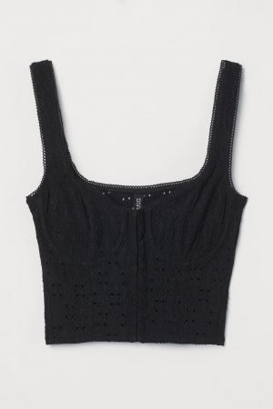 Broderie anglaise bralette
