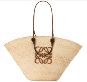 LOEWE x Paula’s Ibiza Large Woven Anagram Basket Bag