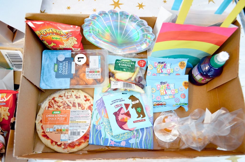 Party bag party food ideas party box delivery virtual party food