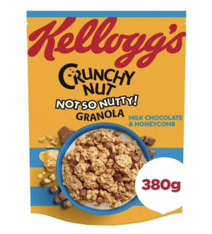 Kellogg’s Crunchy Nut Not So Nutty Milk Chocolate & Honeycomb Granola
