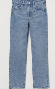 Straight High Ankle Jeans