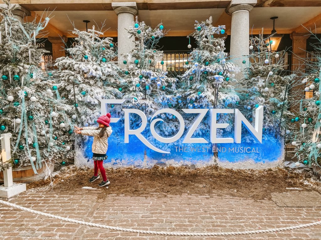 Frozen west end Covent garden most instagrammable places in london 
