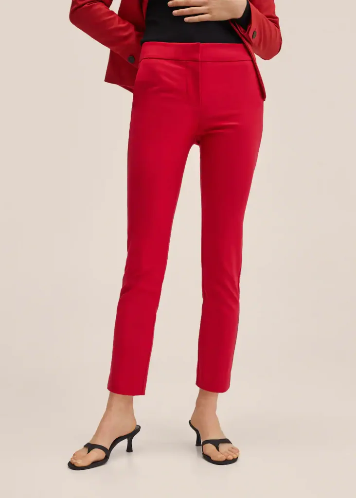 Red trousers 