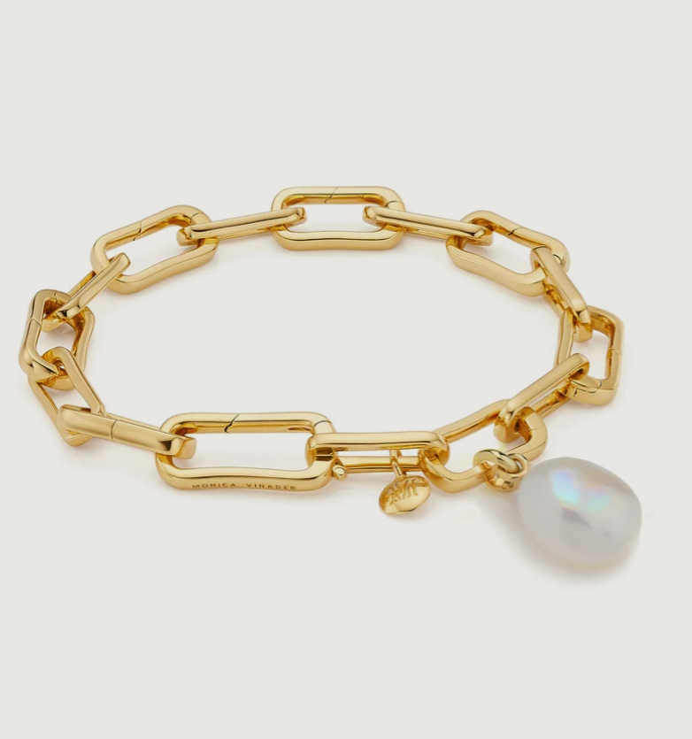 Monica Vinader discount 
Chain and pearl bracelet 