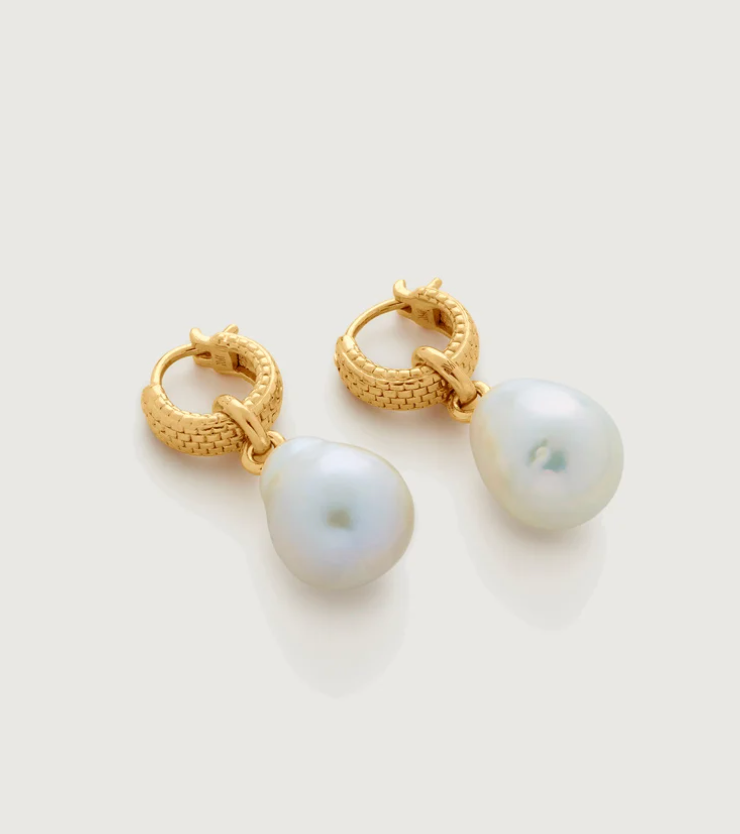 Pearl earrings  Monica Vinader discount Jewellery 