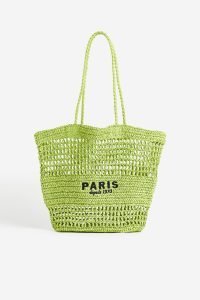Straw shopper Paris