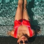 What to wear in Greece | Red swimsuit