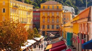 Cours saleya flower market