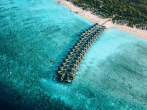 Siyam World Maldives water villas with slide