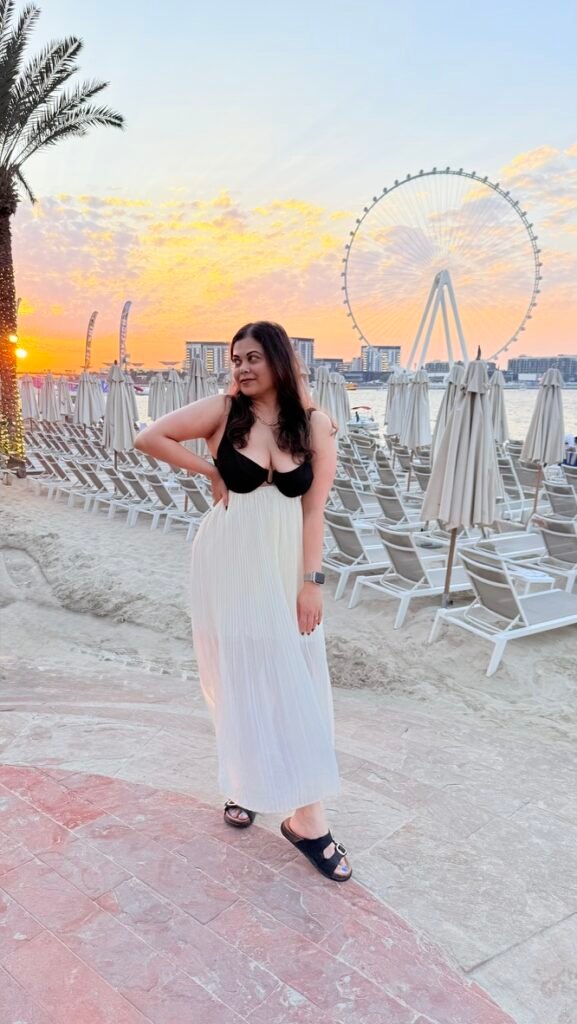 Ain Dubai from JBR beach Dubai