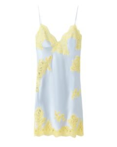 Mango CAPSULE Satin dress with relief lace